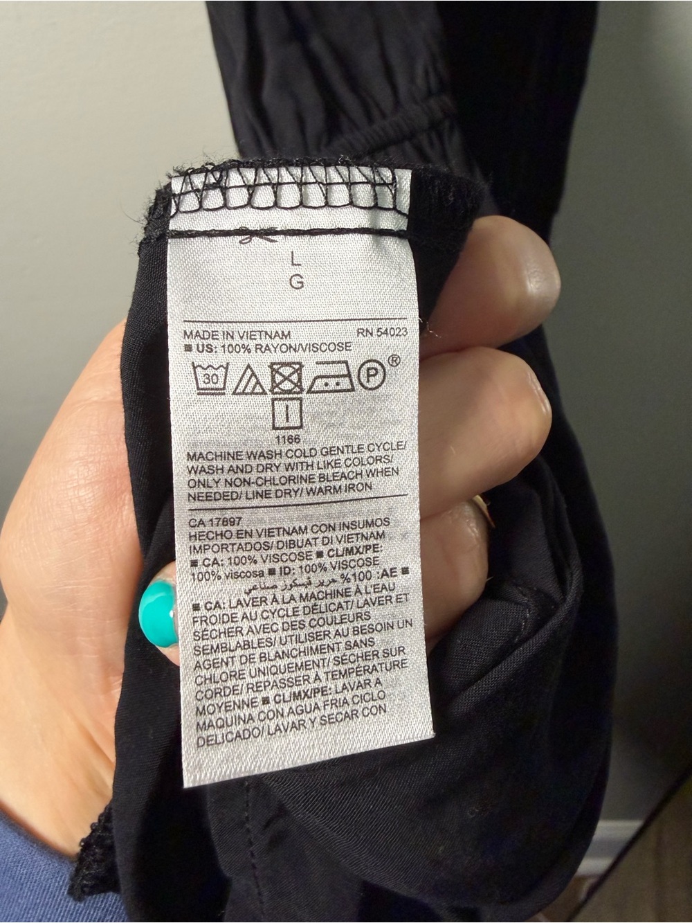 Women’s Black Spaghetti Strap romper - Picture 4 of 5
